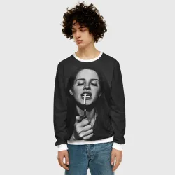 Мужской свитшот 3D Lana Del Rey - фото 2