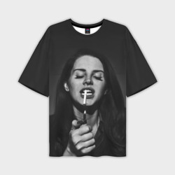 Мужская футболка oversize 3D Lana Del Rey