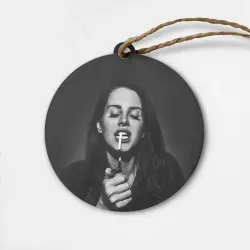 Деревянная игрушка круг Lana Del Rey