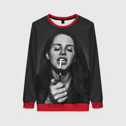 Женский свитшот 3D Lana Del Rey