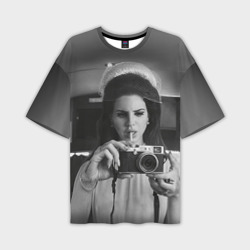 Мужская футболка oversize 3D Lana Del Rey