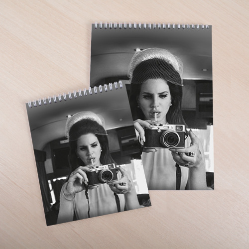 Скетчбук Lana Del Rey, цвет белый - фото 4