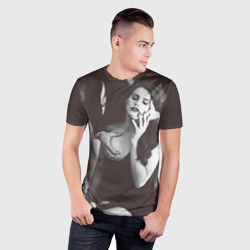 Мужская футболка 3D Slim Lana Del Rey - фото 2