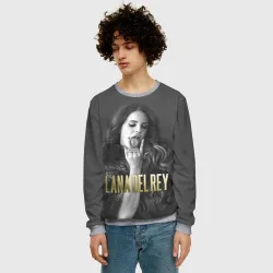 Мужской свитшот 3D Lana Del Rey - фото 2