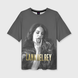 Женская футболка oversize 3D Lana Del Rey