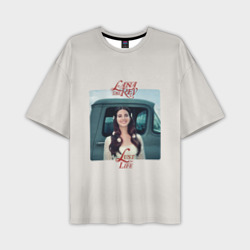 Мужская футболка oversize 3D Lana Del Rey