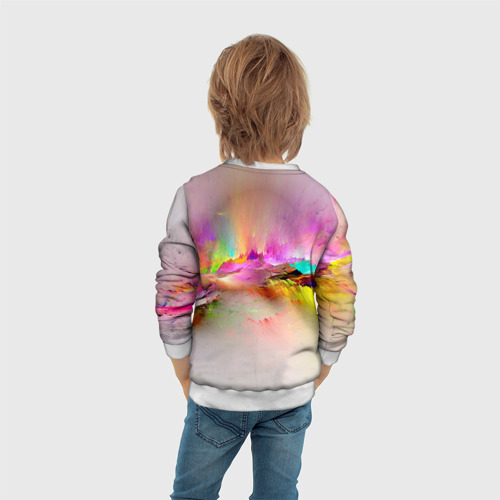 Детский свитшот 3D Краски неба, цвет 3D печать - фото 6