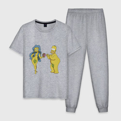Мужская пижама хлопок Симпсоны
