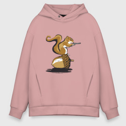 Мужское худи Oversize хлопок Белка