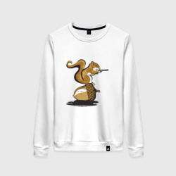 Женский свитшот хлопок Белка