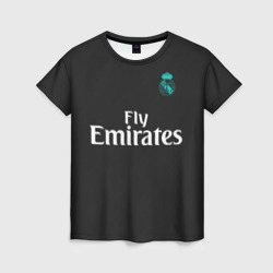 Женская футболка 3D Cristiano Ronaldo away 2018