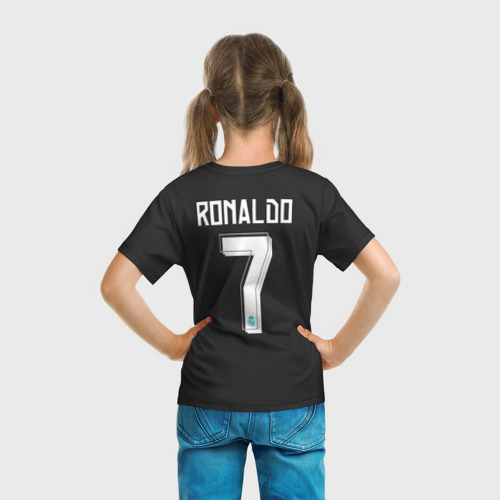 Детская футболка 3D Cristiano Ronaldo away 2018 - фото 6