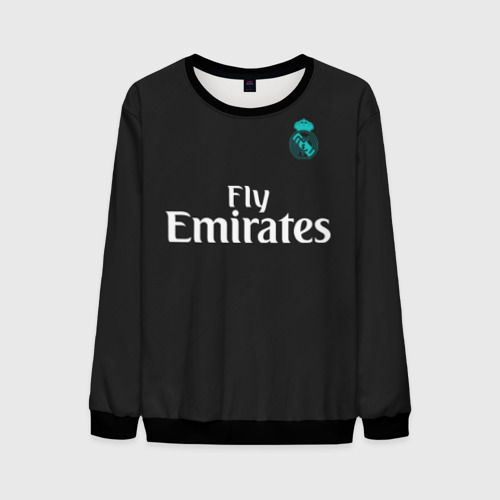 Мужской свитшот 3D Cristiano Ronaldo away 2018, цвет черный