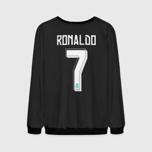 Мужской свитшот 3D Cristiano Ronaldo away 2018, цвет черный - фото 2