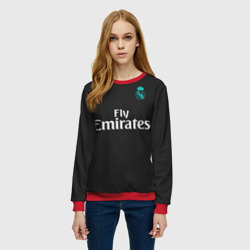 Женский свитшот 3D Cristiano Ronaldo away 2018 - фото 2