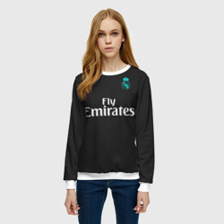 Женский свитшот 3D Cristiano Ronaldo away 2018 - фото 2