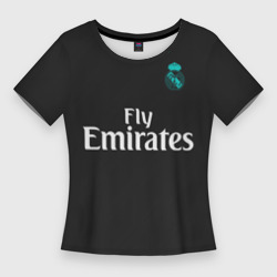 Женская футболка 3D Slim Cristiano Ronaldo away 2018