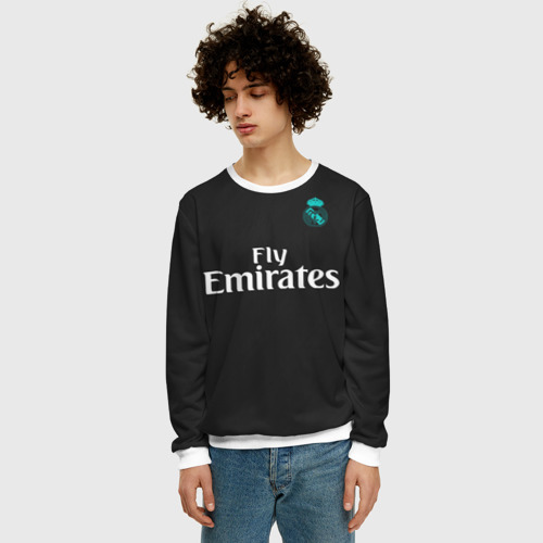 Мужской свитшот 3D Cristiano Ronaldo away 2018 - фото 3