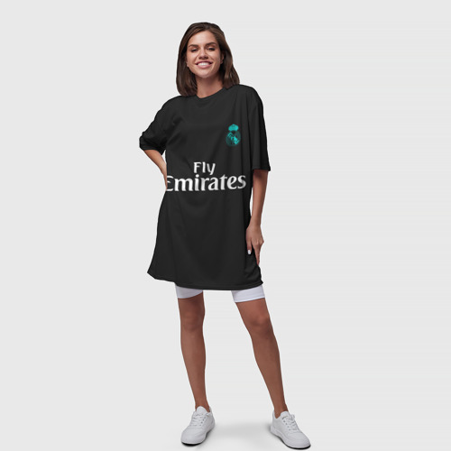 Платье-футболка 3D Cristiano Ronaldo away 2018, цвет 3D печать - фото 5