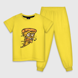 Детская пижама хлопок Crazy pizza