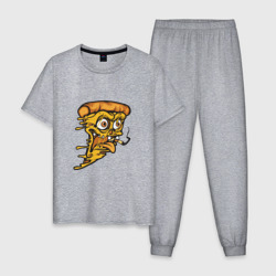 Мужская пижама хлопок Crazy pizza