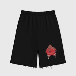 Женские шорты oversize футер хлопок Fat Jordan