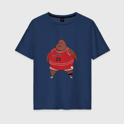 Женская футболка хлопок Oversize Fat Jordan
