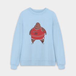 Мужской свитшот oversize без начеса хлопок Fat Jordan