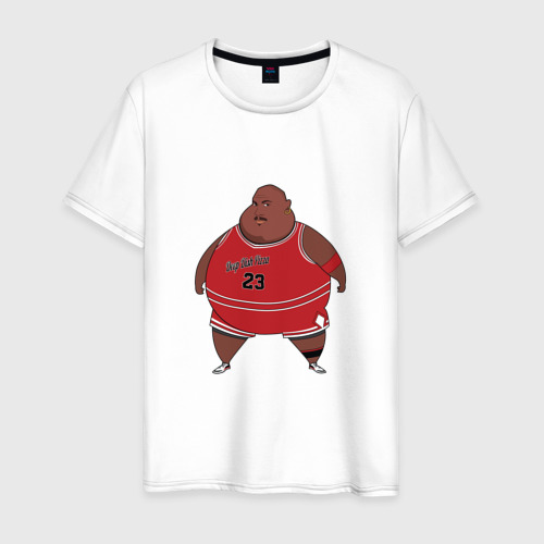 Мужская футболка из хлопка с принтом Fat Jordan, вид спереди №1