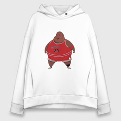 Женское худи Oversize хлопок Fat Jordan