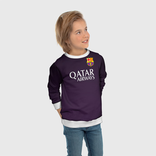 Детский свитшот 3D Barca Messi, цвет 3D печать - фото 5