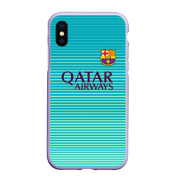 Чехол для iPhone XS Max матовый Aqua Barcelona