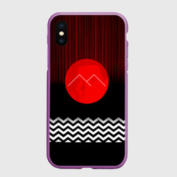 Чехол для iPhone XS Max матовый Twin Peaks