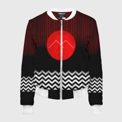 Женский бомбер 3D Twin Peaks