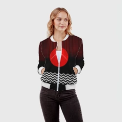 Женский бомбер 3D Twin Peaks - фото 2