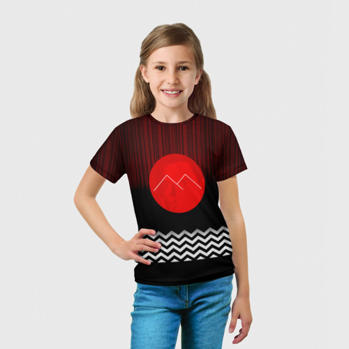 Детская футболка 3D Twin Peaks, цвет 3D печать - фото 5