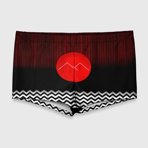 Мужские купальные плавки 3D Twin Peaks