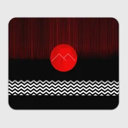 Прямоугольный коврик для мышки Twin Peaks