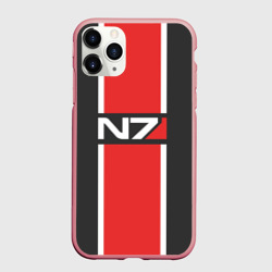 Чехол для iPhone 11 Pro Max матовый Mass Effect N7