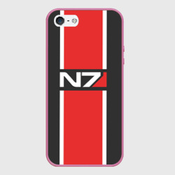 Чехол для iPhone 5/5S матовый Mass Effect N7