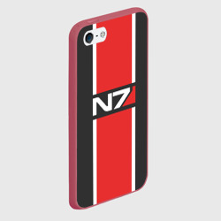 Чехол для iPhone 5/5S матовый Mass Effect N7 - фото 2