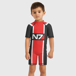 Детский купальный костюм 3D Mass Effect N7 - фото 2