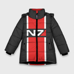 Зимняя куртка для девочек 3D Mass Effect N7