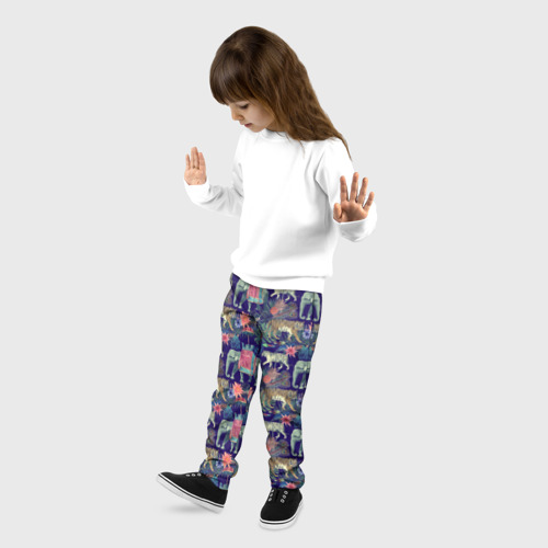 Детские брюки 3D India, цвет 3D печать - фото 3