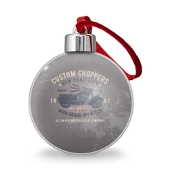 Ёлочный шар Мотоцикл-5