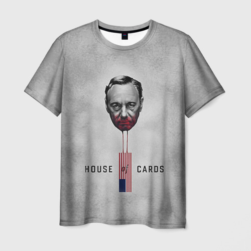 Мужская футболка 3D House of Cards Фото 01 Мужская футболка 3D House of Cards Фото 01