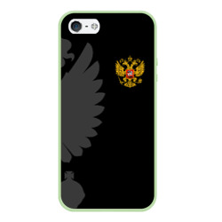 Чехол для iPhone 5/5S матовый Russia - Black collection