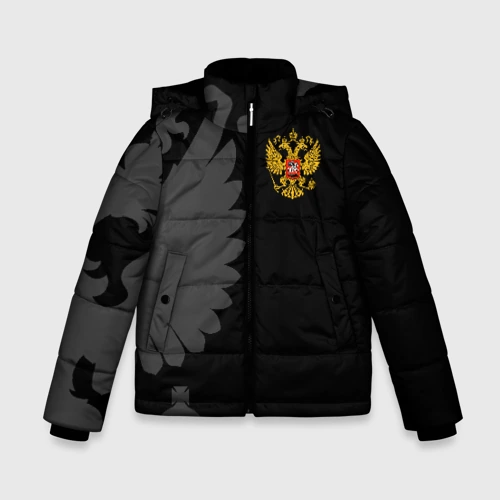 Зимняя куртка для мальчиков 3D Russia - Black collection