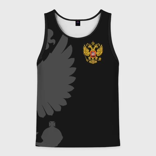 Мужская майка 3D Russia - Black collection