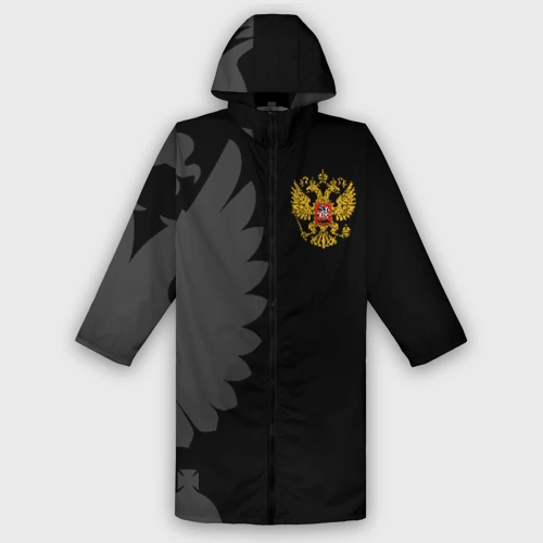Дождевик унисекс 3D Russia - Black collection